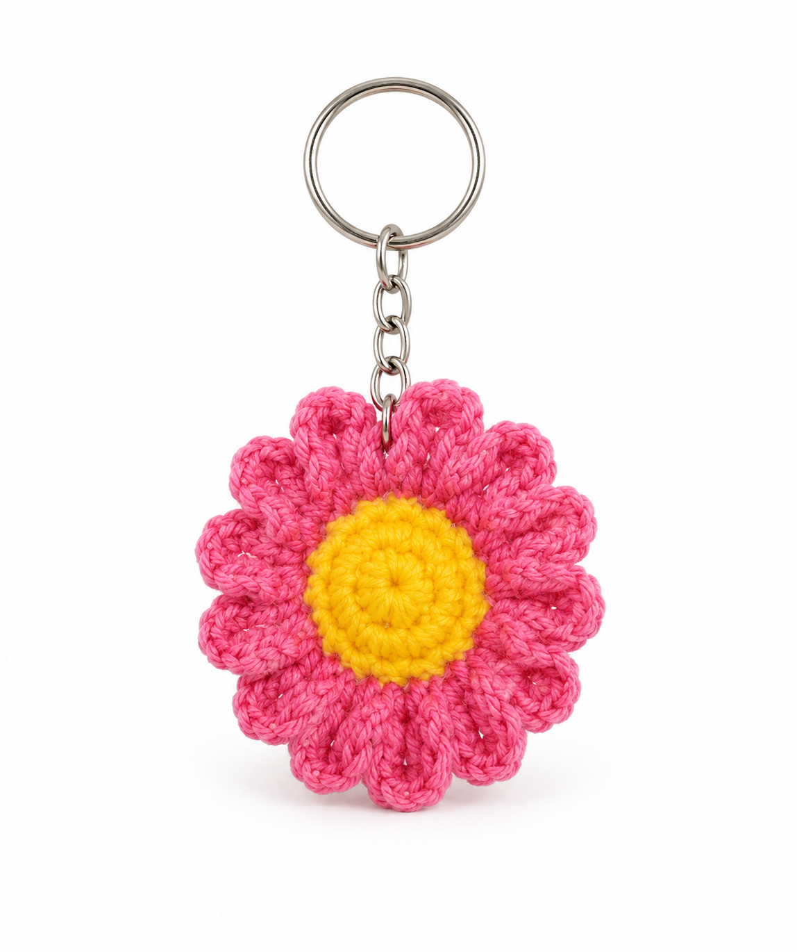 Pink Daisy KeyChain