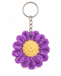 Purple Daisy Key Chain